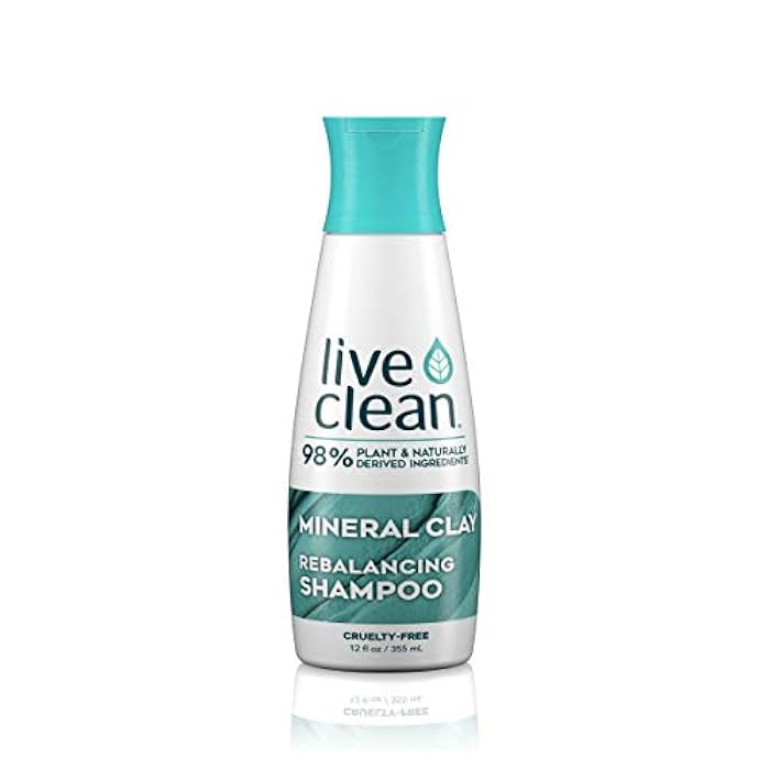 Live Clean Shampoo, Rebalancing Mineral Clay, 12 Oz - Image 1