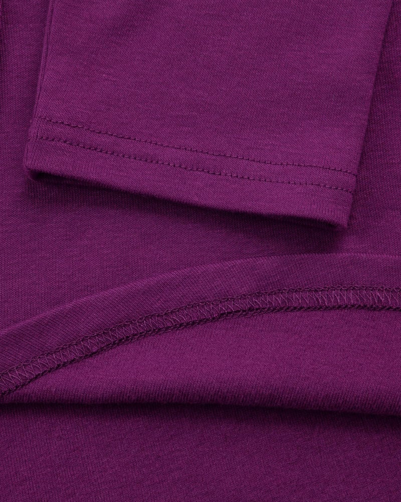 VALOLIA Tunic Sweaters: Winter Blouses For Women 2025 - Purple Long Sleeve Shirt Women - Tunic Sweatshirts To Wear With Leggings Violet Rosebud Large - Image 5