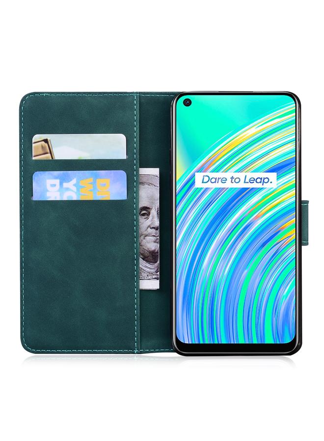 erorex Case For OPPO Realme 7I/Realme C17 Skin Feel Pure Color Flip Leather Phone Case - Image 4