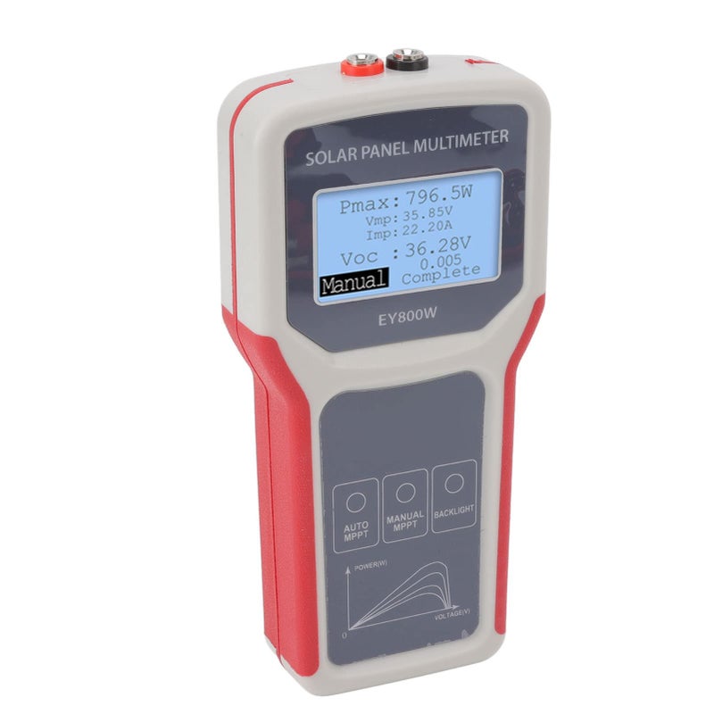 أداة قياس الطاقة المتعددة الوظائف للوحة الشمسية بشاشة LCD، مقياس متعدد MPPT لاختبار الألواح الكهروضوئية - Image 2