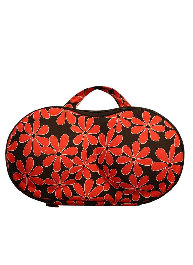 Prostuff.in Prostuffin Women Bra and Panty Nylon Storage Cash Underwear Lingerie Storage Organiser Travel Bag Underwear Bra Storage Bag Portable Zipper Cover Storage Bag 32176 cm Assorted Color Design  - Image 2