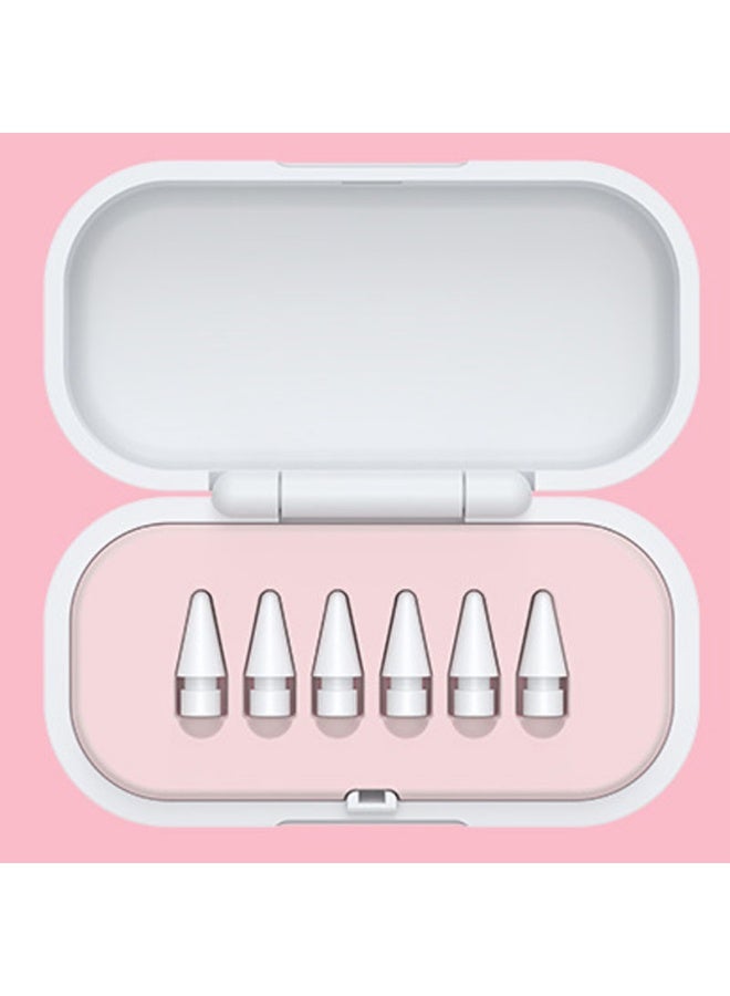 6-Piece Replacement Stylus Pen Tips with Box For Apple Pencil 1st & 2nd Generation
