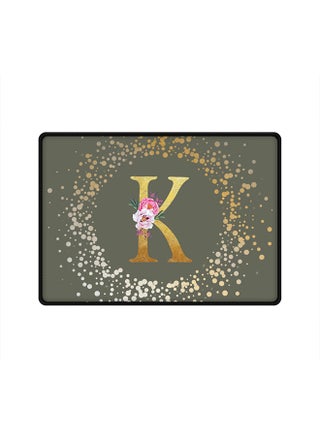 Designer Gaming Mouse Pad Anti-Skid Mousepad Large Keyboard Mouse Pad Desk Mat Custom Monogram Initial Letter Floral Pattern Alphabet - K(Olive Green) - pzsku/ZB310934A5E4BE408DFE7Z/45/_/1696070610/a8ae94fc-7ee7-4807-87a8-3ad1386991ff