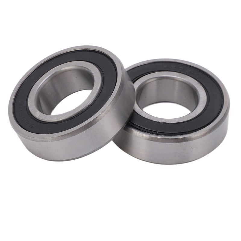 Deep Groove Ball Bearing 27x50x15mm Double Sided Rubber Seal - 2Pcs Bearing Steel for Industrial Machinery - Image 5