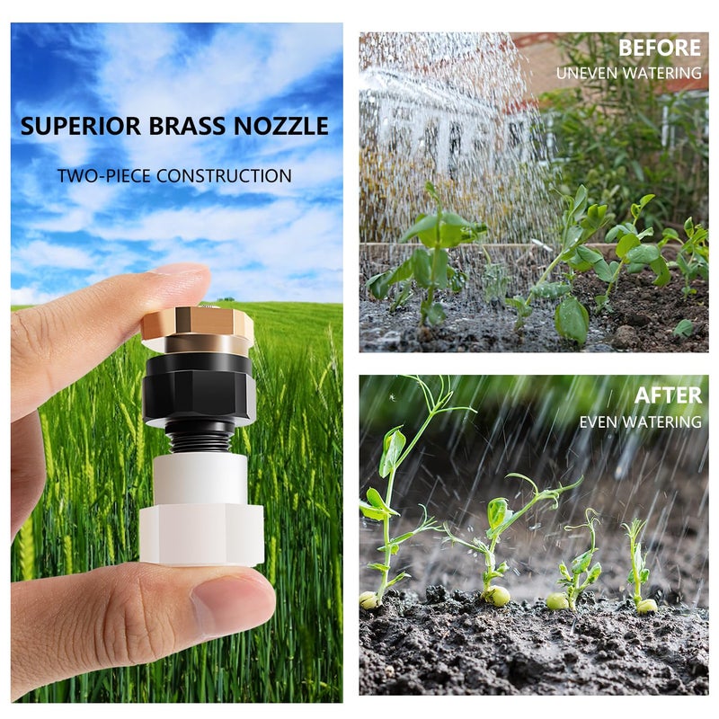 besttruck BN2BP125FWX-CS Boomless Nozzle Full Spray 16 ft Use with 2.0 GPM 12V pumps Compatible with Most Branded Broadcast Sprayers & Boom Kits - Image 4