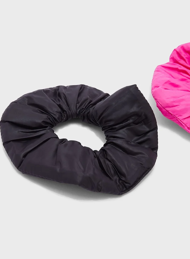 Ginger Pack Of 2 Puffy Scrunchies
