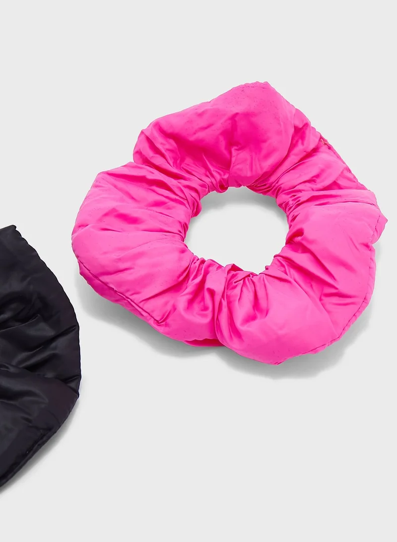 Ginger Pack Of 2 Puffy Scrunchies
