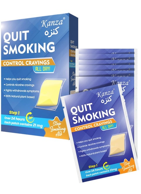 Nicotine Patches Control Craving Through Out The Day Nicotine Transdermal Quit Aid In Simple Steps - 7 Pieces