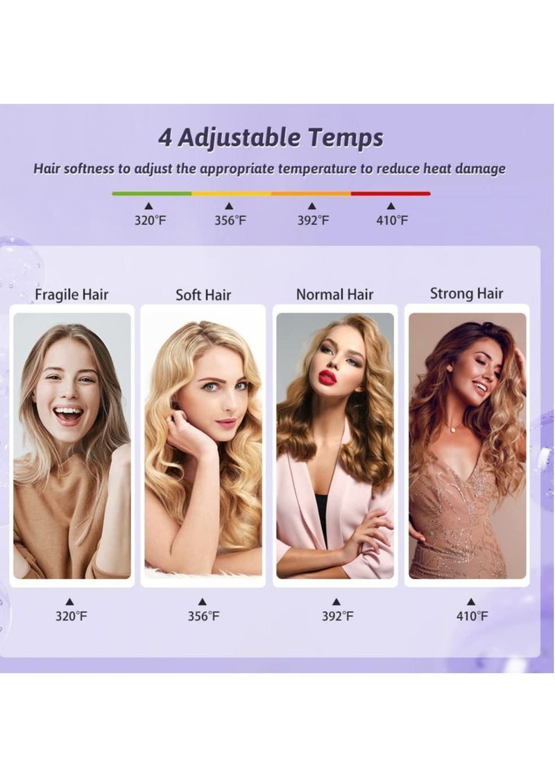 SYOSI - Automatic Hair Curler with Adjustable 4 Temps Levels Automatic Curling Iron 1” for Hair Styling Rotating Curling Iron with Dual Voltage Smart Anti-Stuck Anti-Scald Auto Shut-Off - Image 1
