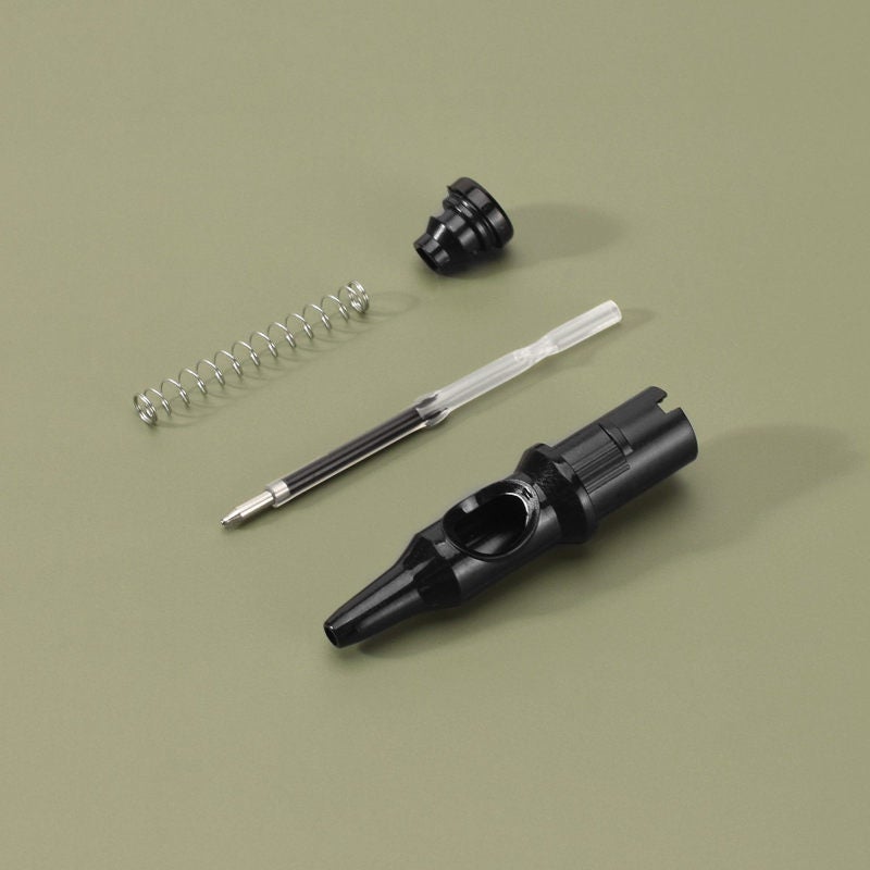 Ballpoint Pen Tattoo Cartridges 20pcs Black High-Quality PVC Core - Individually Packed Tattoo Practice Cartridges for Beginners And Artists - Image 5