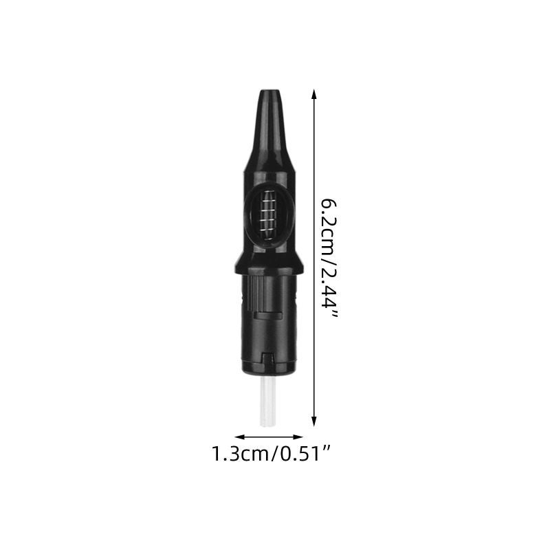 Ballpoint Pen Tattoo Cartridges 20pcs Black High-Quality PVC Core - Individually Packed Tattoo Practice Cartridges for Beginners And Artists - Image 4