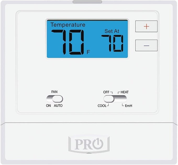 T621-2 Non-Programmable Thermostat with Blue Backlight