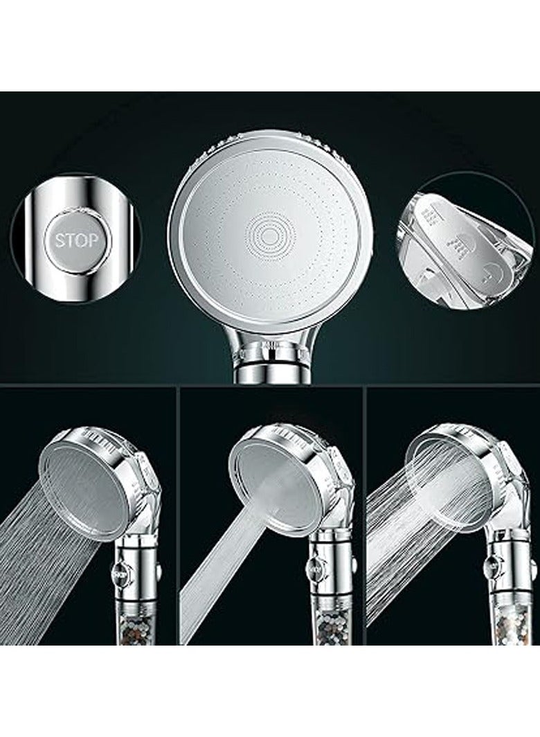 Sky Touch High Pressure Filtered Shower Head For Hard Water And Filtering Impurities, Hand Held Shower Head With Filter Balls. - Image 5