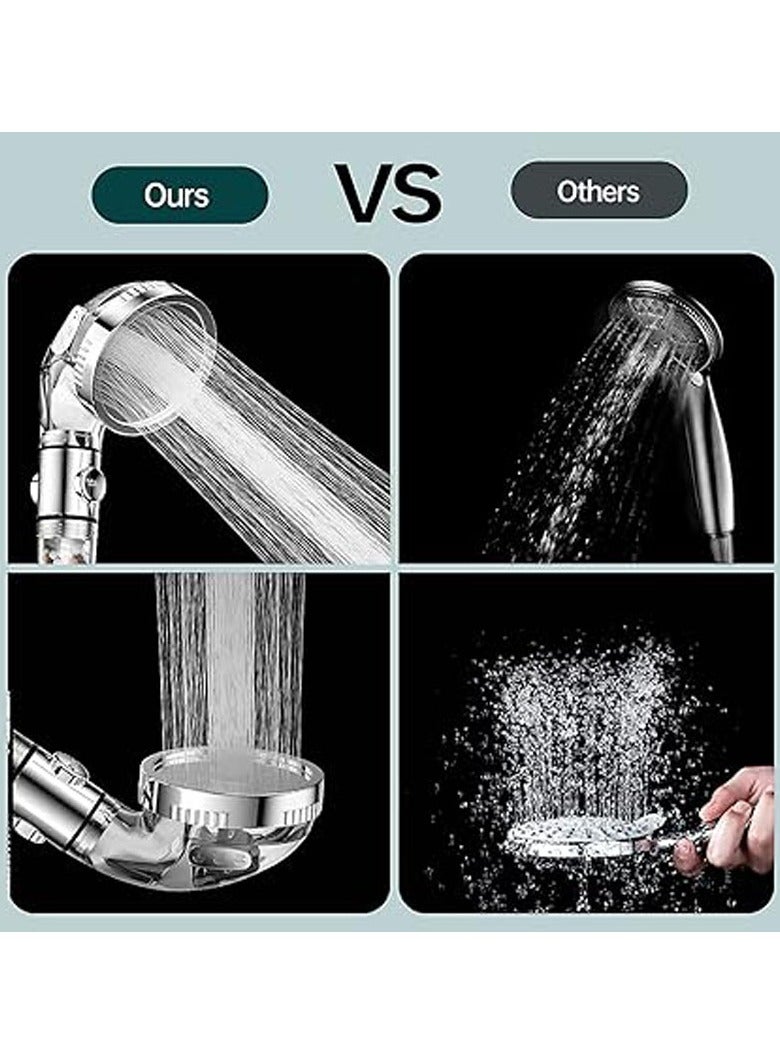 Sky Touch High Pressure Filtered Shower Head For Hard Water And Filtering Impurities, Hand Held Shower Head With Filter Balls. - Image 4