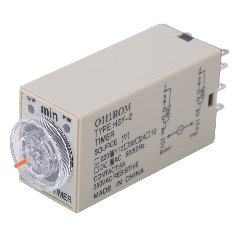 Time Relay H3Y-2 8 Pins High Accuracy Home Appliances Electrical Supplies 0-10 Minutes110VAC - Image 4