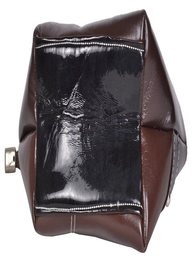Ledera Women's Handbag (Brown, 314) - Image 4