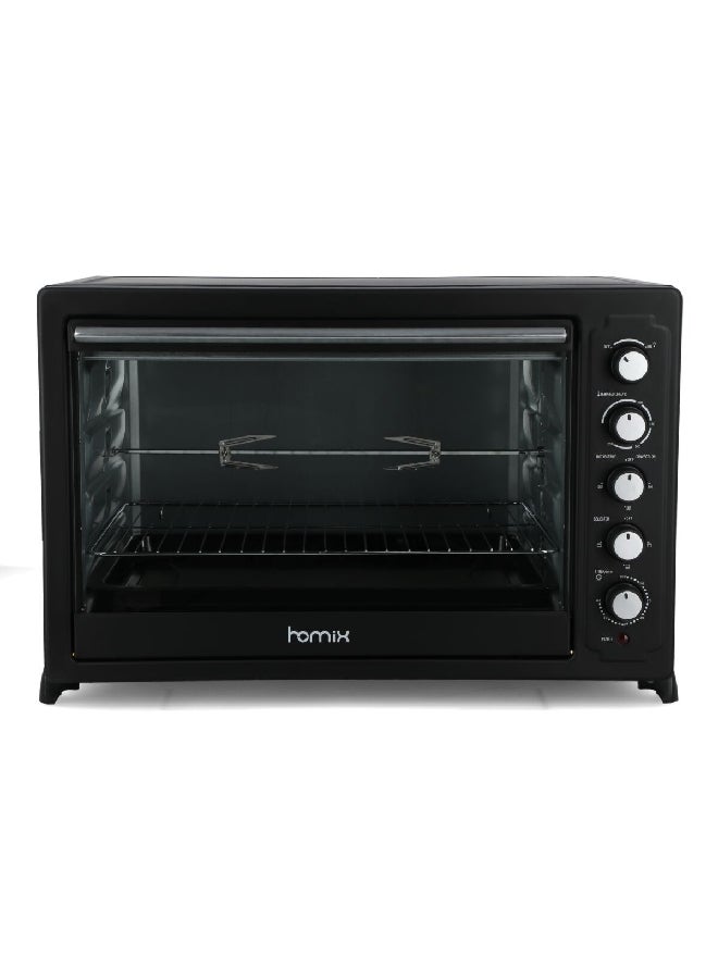 homix 2800W Full Function Compact Toaster Oven Black 100 L - Image 2