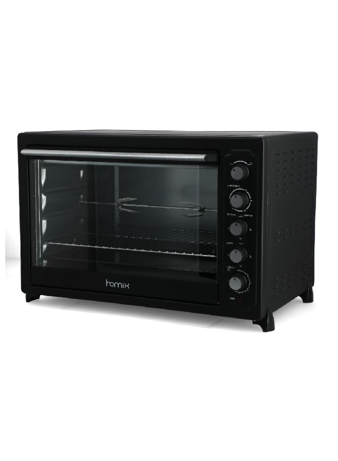 homix 2800W Full Function Compact Toaster Oven Black 100 L - Image 1