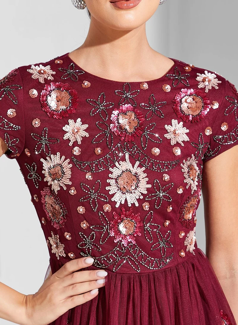 Namshi x Embellished Bodice Dress