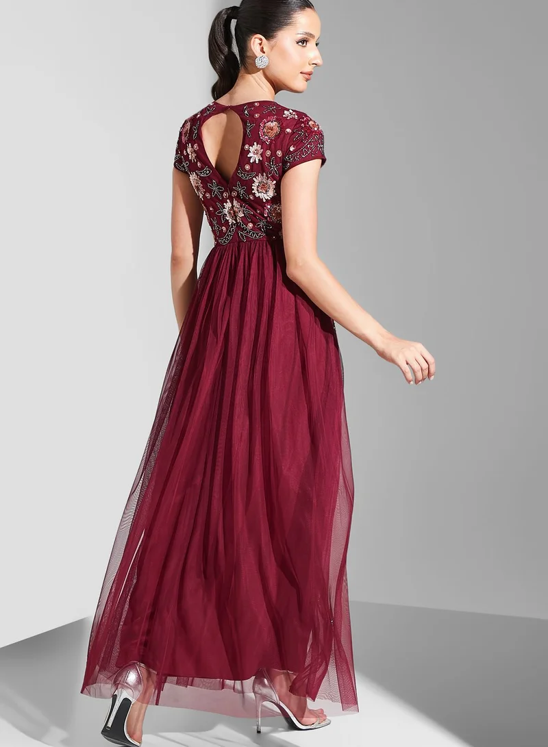 Namshi x Embellished Bodice Dress