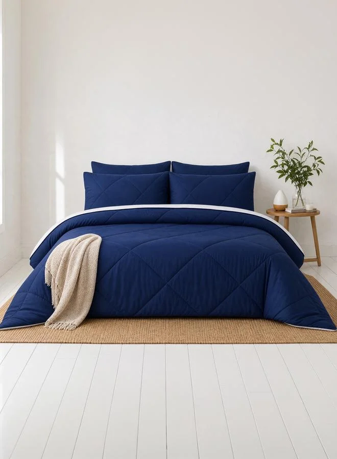 Styli 1-Piece Solid Comforter, Micro Fiber Single 90X100 Inches