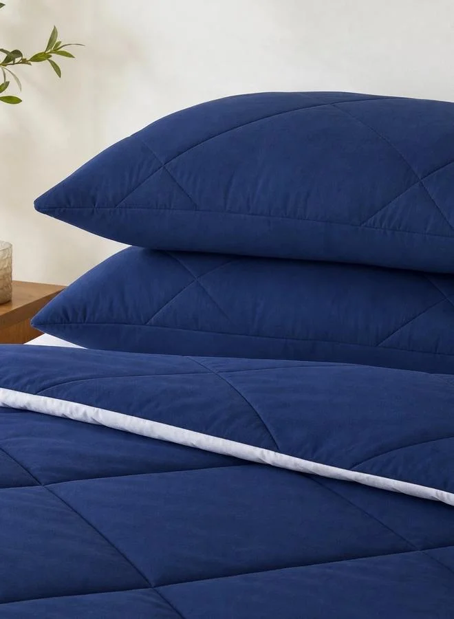 Styli 1-Piece Solid Comforter, Micro Fiber Single 90X100 Inches