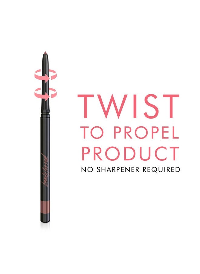 Beauty For Real - Dfine Lip Liner Pencil, Neutral Deep Universal, Longwear Shade Define, Enhance & Perfect Lip Shape Creamy Texture For Easy Application No Sharpener Required 0.012 Oz - Image 1