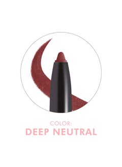 Beauty For Real Dfine Lip Liner Pencil, Neutral Deep Universal, Longwear Shade Define, Enhance & Perfect Lip Shape Creamy Texture For Easy Application No Sharpener Required 0.012 Oz  - Image 4