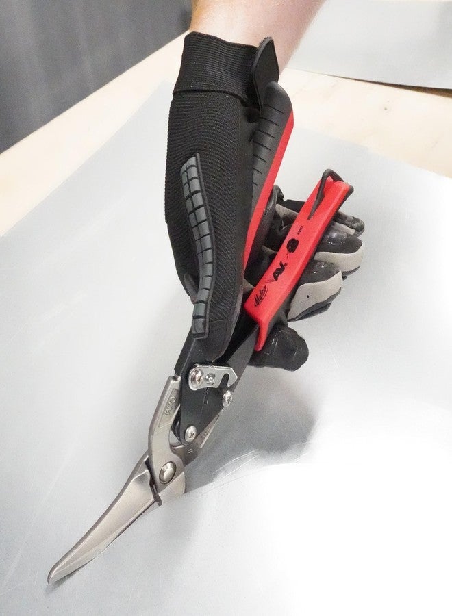 Malco Long Cut AVs Metal Cutting Snip Left Offset 2-1/4" Cut Length - Red Grip (AV63) - Image 3
