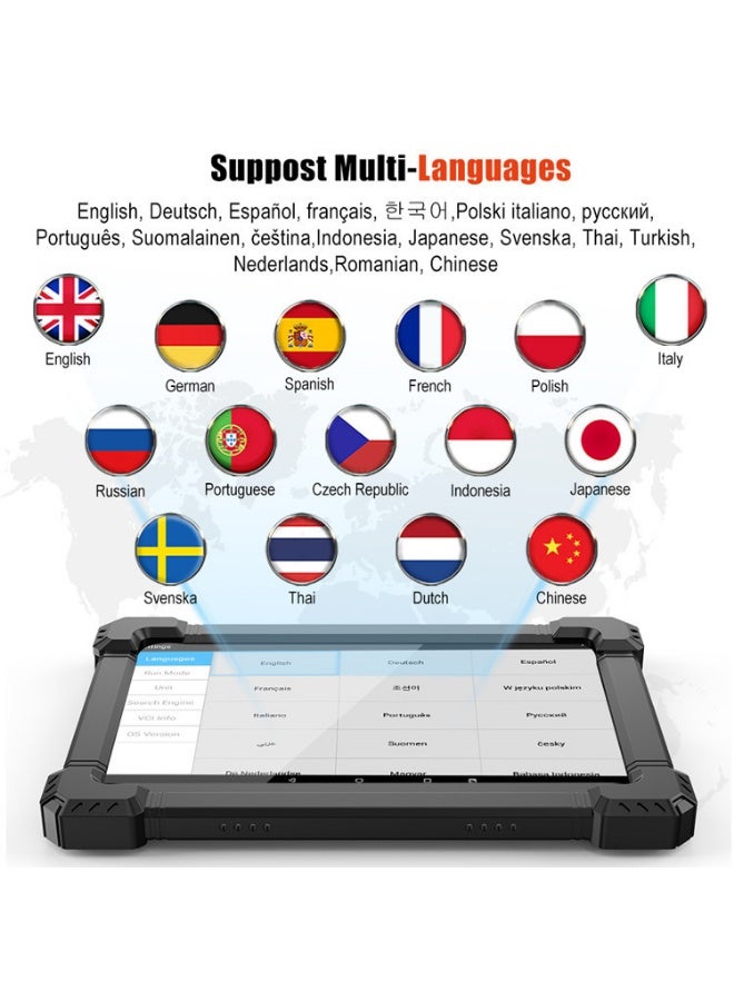 ANCEL X7 Full System OBD2 Scanner 10.1" Tablet Car Diagnostic Tool with ABS EPB DPF SAS Oil Reset, ECU Coding, Bi-Directional Control, Multi-System Auto Scanner - Image 5