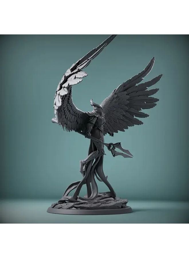 ملاك محارب - تمثال صغير عالي الدقة لأنثى مجنحة من راتنج ABS لطاولة ألعاب الأدوار - Image 5