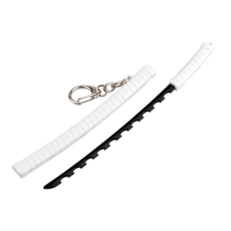 ixampoun 4ps Mini Toy Katana Keychain, Metal Model Sword With Pull Out Best Gift For Anime Lovers Samurai Sword Game Series Sword Party Supplies Gift Keychain for Anime Fans - Image 5