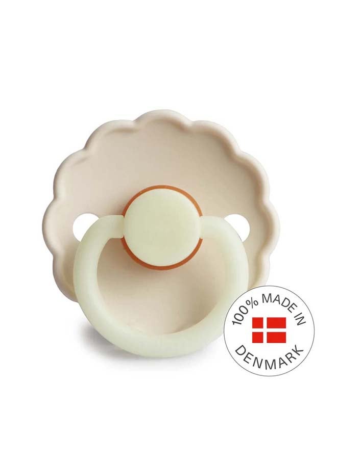 FRIGG لهاية FRIGG Daisy السيليكون للأطفال 0-6 أشهر 2-Pack بلش نايت/كريم نايت - الحجم 2 - Image 5