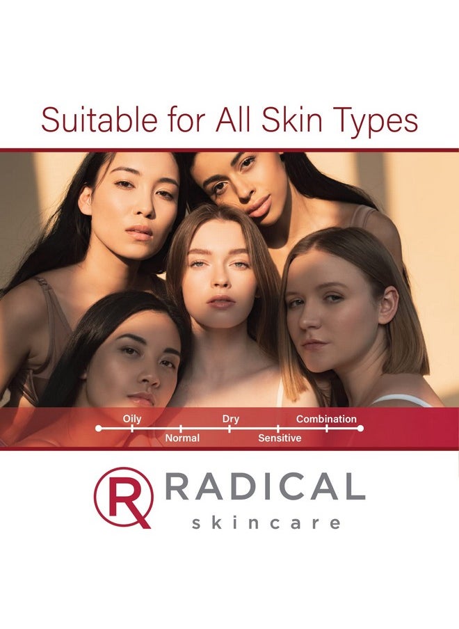 Radical Skincare - Age Defying Exfoliating Pads Removes Dead Skin Evens And Brightens Skin Tone For Radiant Glow | For All Skin Types Including Sensitive Skin | Paraben & Cruelty Free (15 Pads 2 Pack) - Image 1