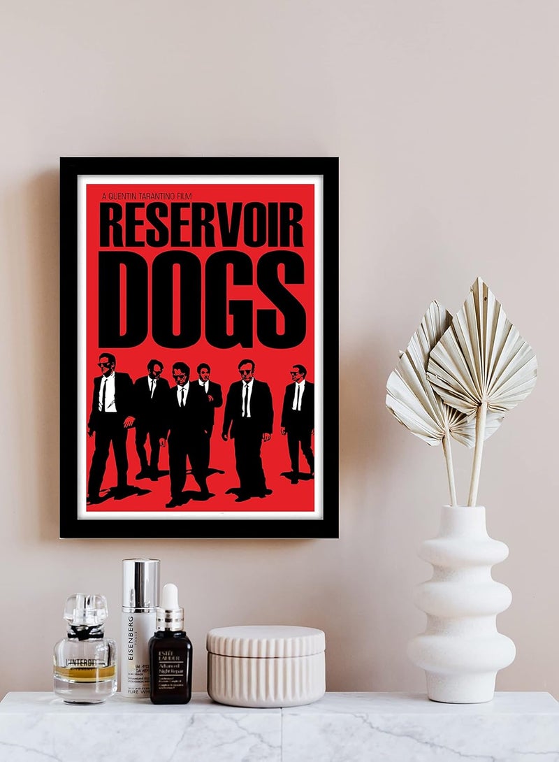 GRAY WALL Good hope PlexiGlass Reservoir Dogs Movie Art Framed Poster multicolour Print 10inch x 13inch For Room Office Wall - Image 2