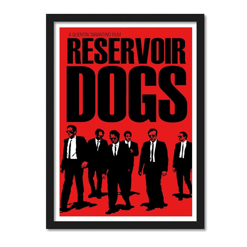 GRAY WALL Good hope PlexiGlass Reservoir Dogs Movie Art Framed Poster multicolour Print 10inch x 13inch For Room Office Wall - Image 1