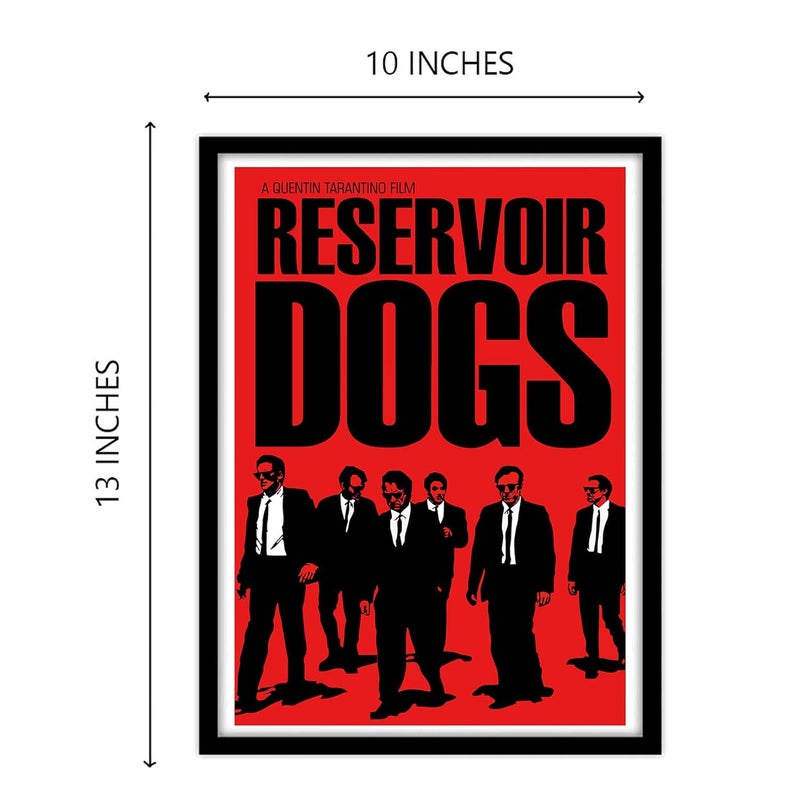 GRAY WALL Good hope PlexiGlass Reservoir Dogs Movie Art Framed Poster multicolour Print 10inch x 13inch For Room Office Wall - Image 5
