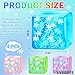 YVBBHE 4 Pack Squeeze Cube with Glow in The Dark Snowflakes InsideSquishy Fidget Gummy Toys Luminous Sensory Toys for Kids Autism Maltose Balls for Anxiety Stress Relief Gifts for Kids - Image 4