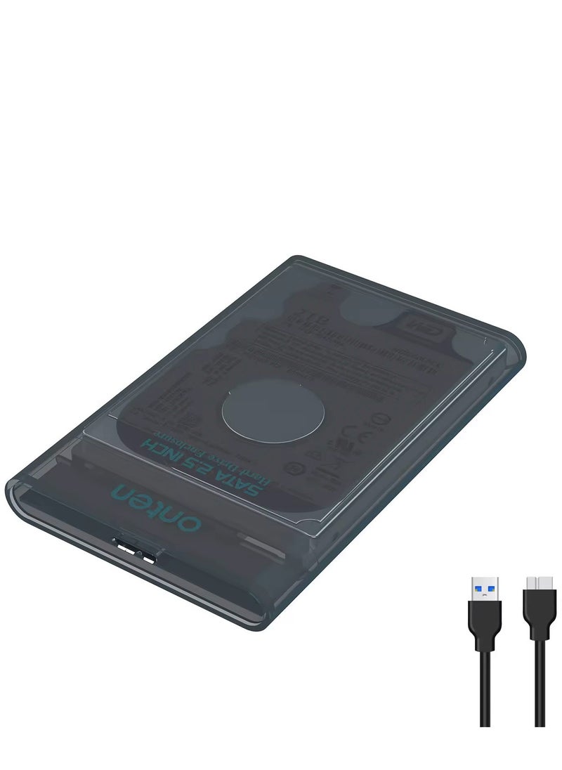 onten 2.5 inch Hard SATA to USB 3.0  External Hard Drive BOX Enclosure laptop hard drive for 2.5 Inch SSD & HDD External Hard Drive Case Supports (OTN-UHD2)  - Image 1