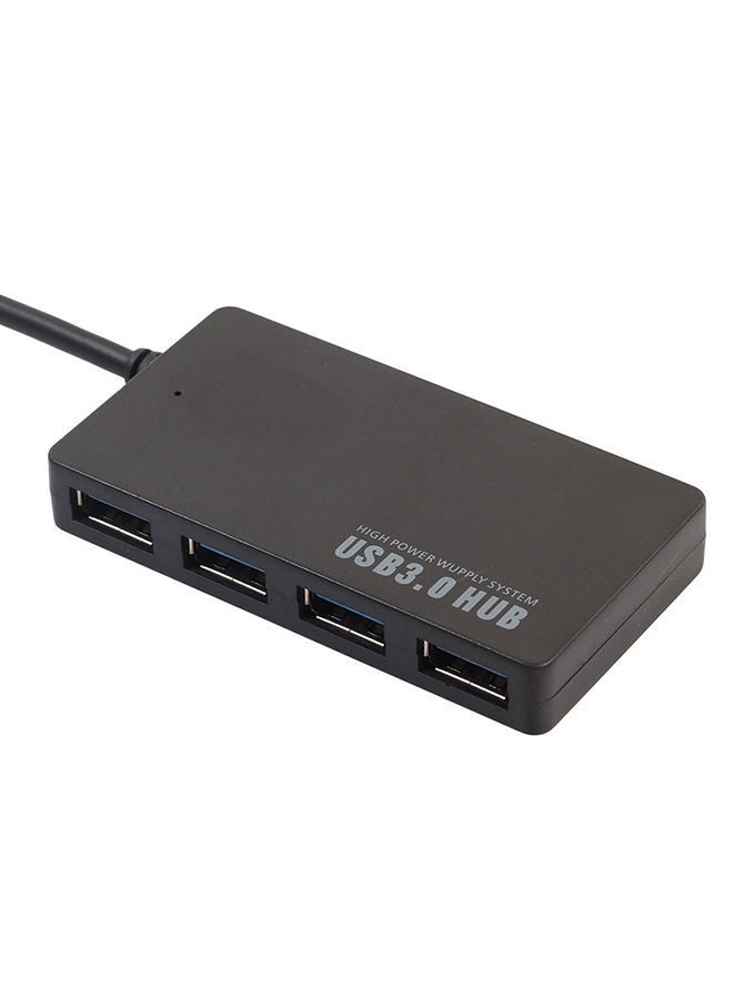 NIBEMINENT Type C To USB 3.0 Charging Hub Adapter For MacBook Pro Black - Image 4
