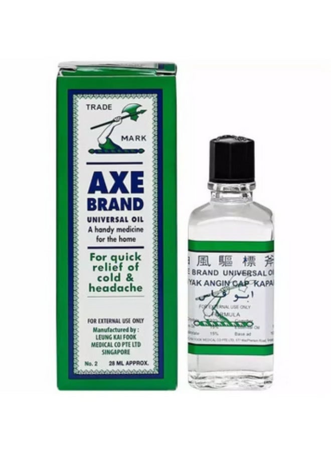 Axe Branded Original Fresh Universal Oil For Quick Relief of Cold and Headache 28 ml - Image 5