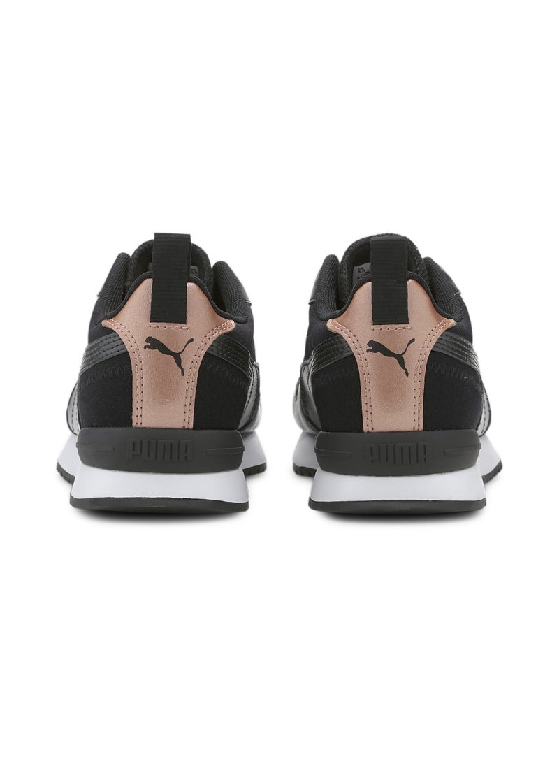 PUMA R78 Metallic Womens Black Trainers  - Image 3