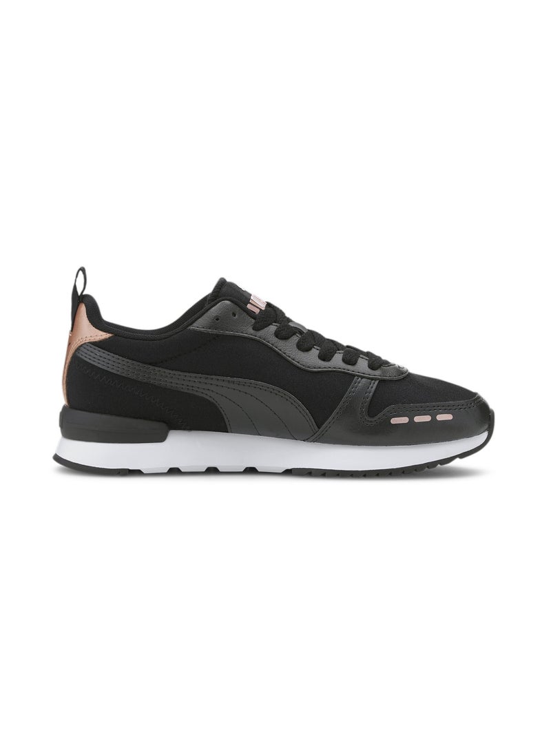 PUMA R78 Metallic Womens Black Trainers  - Image 5