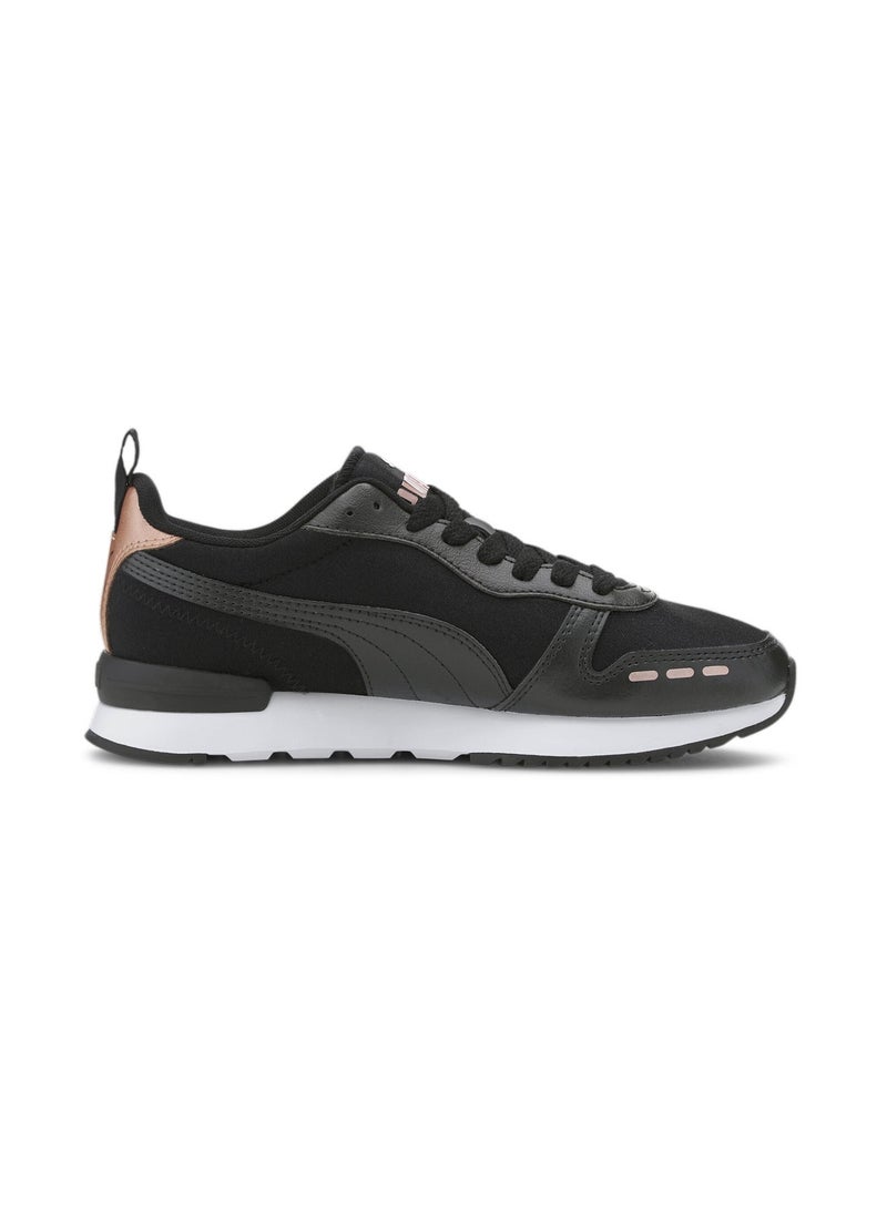 PUMA R78 Metallic Womens Black Trainers  - Image 2