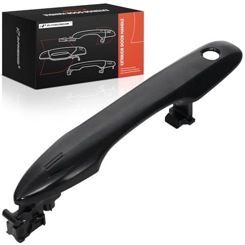A-Premium APremium Front Left Driver Side Exterior Door Handle with Keyhole Compatible with Toyota Camry 20182022 Corolla 20202022 Prius Avalon Prius Plugin with Smart Key Primed Black - Image 1