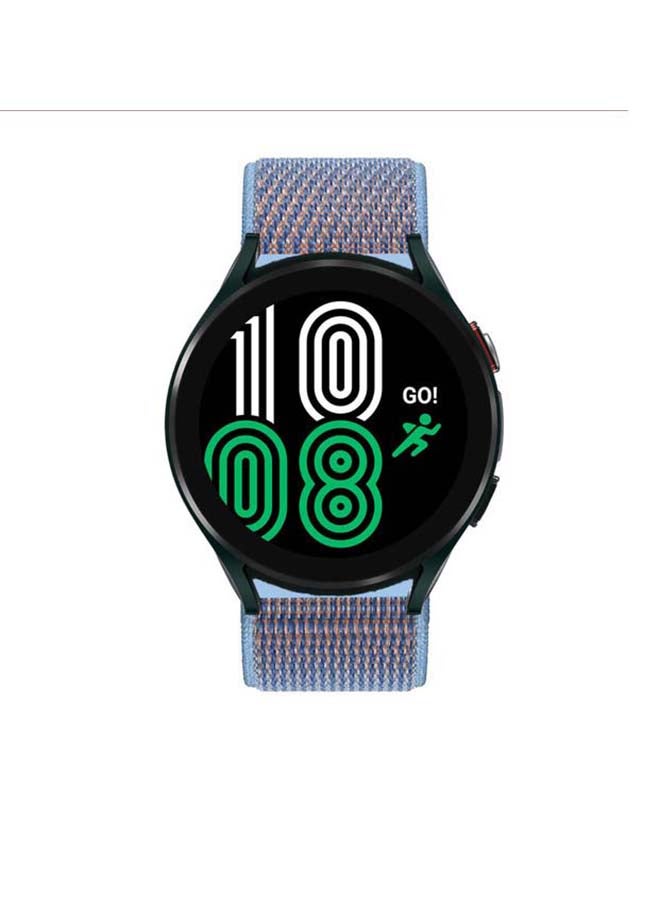 Perfii Replacement Nylon Loop Band 20mm For Samsung Galaxy Watch4 40/44mm Cerulean - Image 2