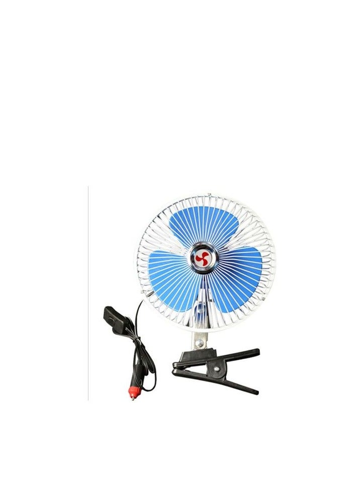 8-inch Fan, 3 Blades, Operation Button On The Car Lighter, 12 Volt, Lubna Clip In Nickel - Image 2