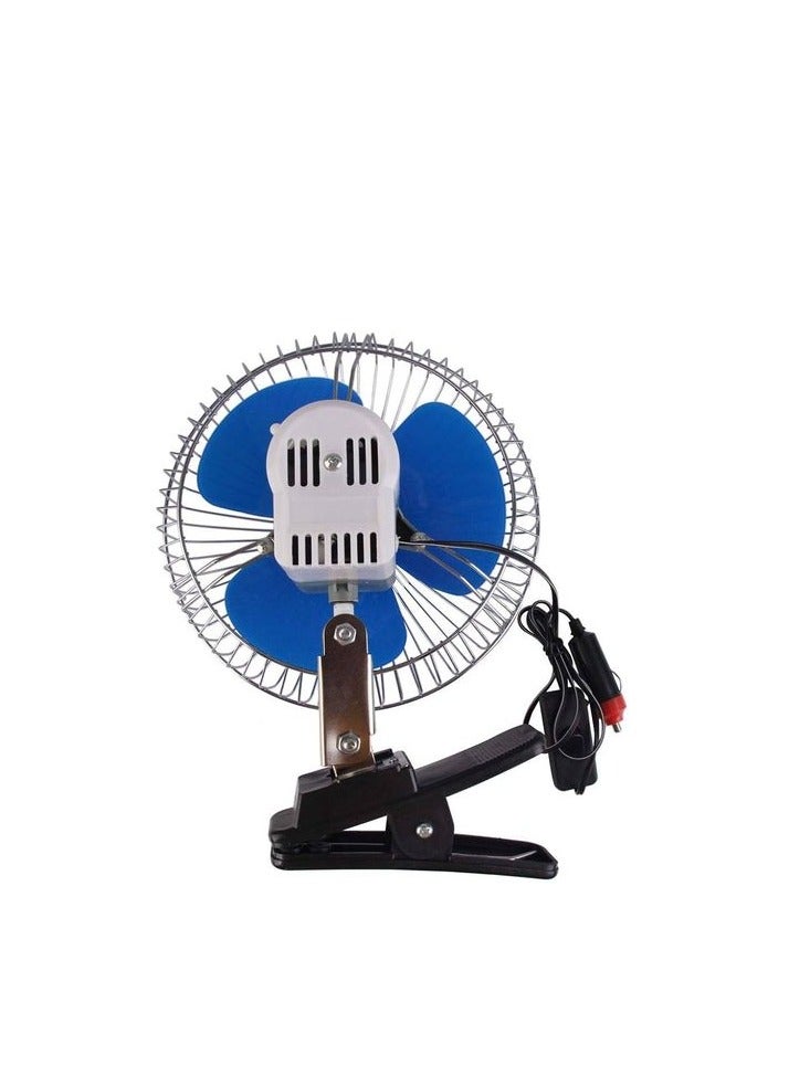 8-inch Fan, 3 Blades, Operation Button On The Car Lighter, 12 Volt, Lubna Clip In Nickel - Image 4