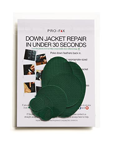 DJR Self-Adhesive Waterproof Repair Patch Kit - 30-Second Fix for Down Jackets, Tents, Sleeping Bags, Backpacks, Outdoor and Camping Gear - Pre-Cut Nylon, Multiple Colors (Bottle Green) - Image 1