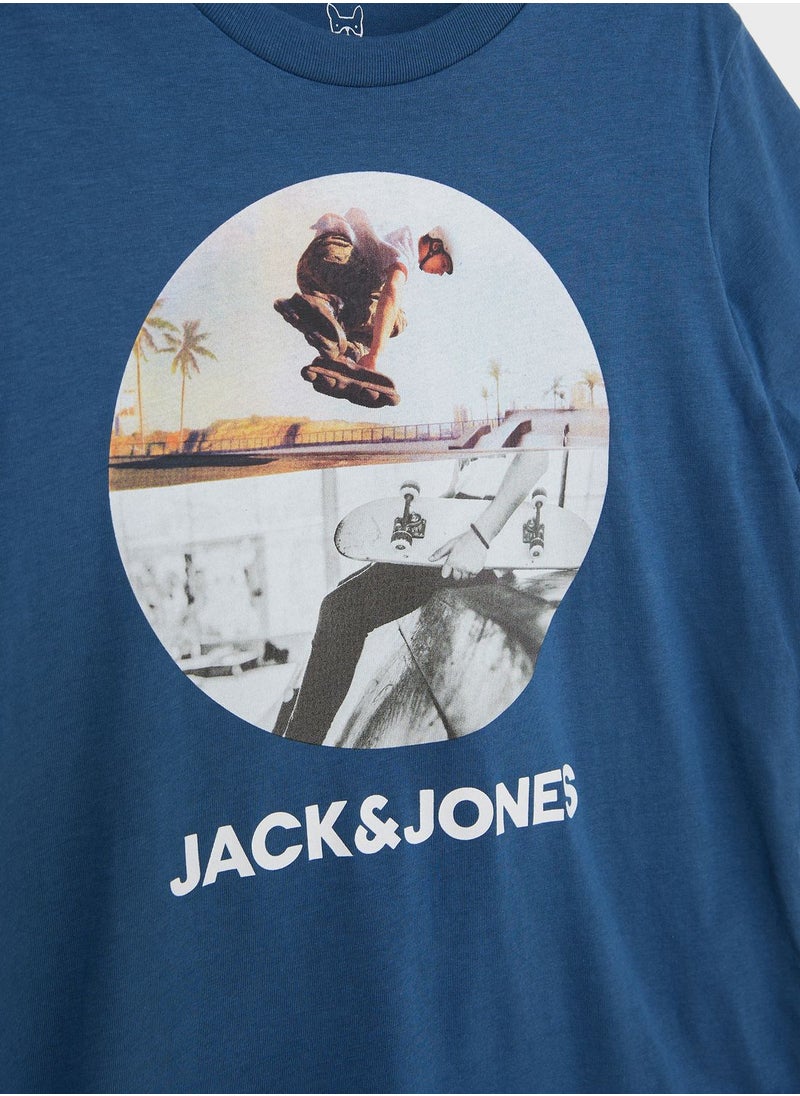Jack & Jones Junior - Youth Graphic T-Shirt - Image 1